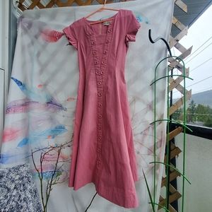 Betty Page Pale Pink 50s Dress